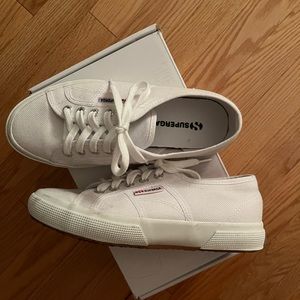 Superga 7 1/2 White Sneakers
